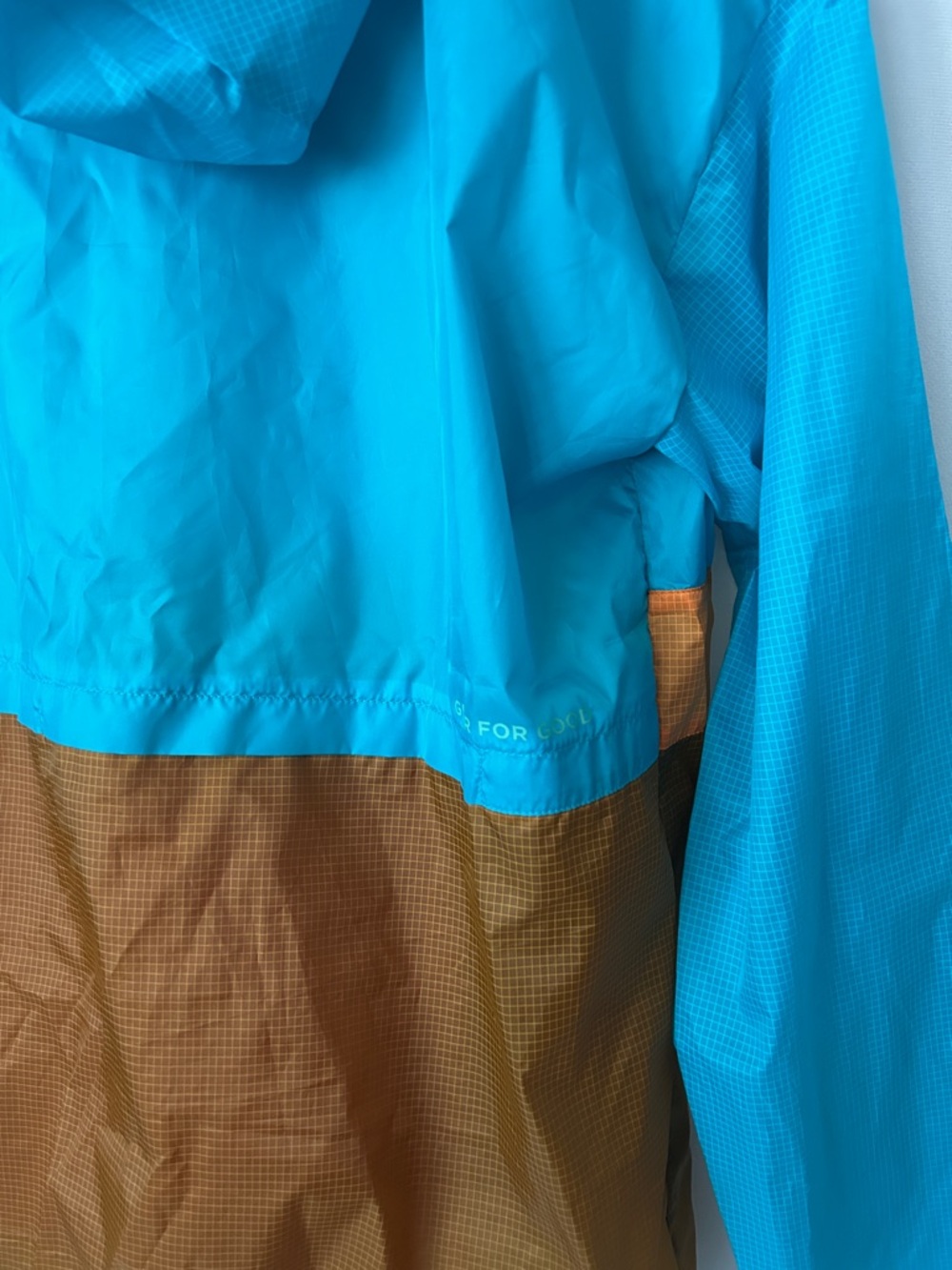 cotopaxi Teal Blue Lightweight Hooded Half-Zip Windbreaker Jacket Coat *Size L* - Picture 4 of 7